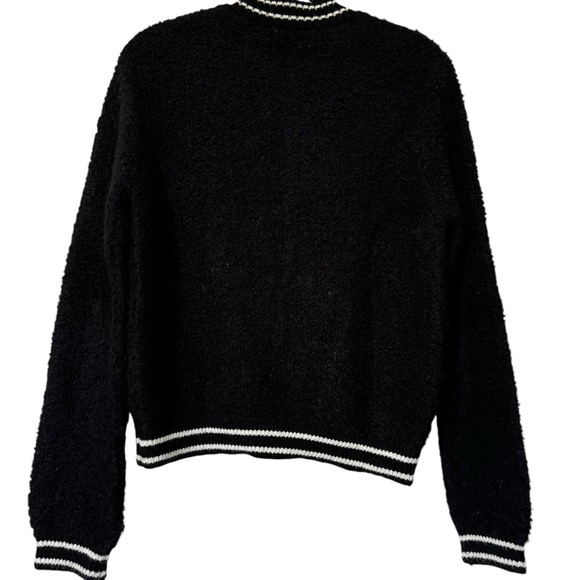 Mango Black and White Textured Jacket - Picture 8 of 13